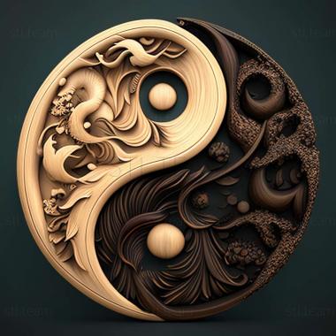 3D model Yin Yang X Change Alternative game (STL)